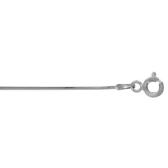 18" Snake Link: Sterling Silver Chain