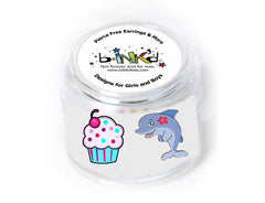 Cupcake / Dolphin Earring Tattoos