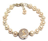 Kimberley Lang Pearl Initial Bracelet