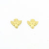 Angel 18K Gold Screw Back Earrings