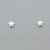 Sterling Silver Screw Back Earrings - Star