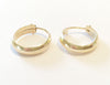 18K Yellow Gold Hoops