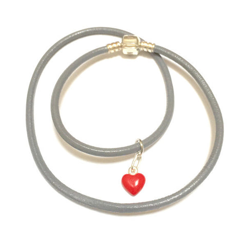 Red Heart Necklace Set