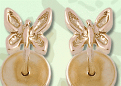 Comfort Clasp - 4mm Butterfly